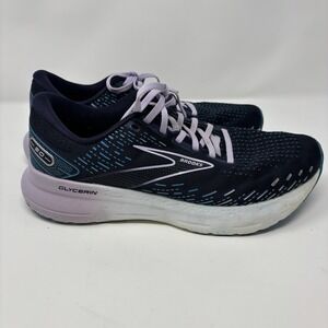 Brooks Glycerin GTS 20 M 9.5 / W 10.5 Running Shoes Sneakers Blue Purple Outdoor